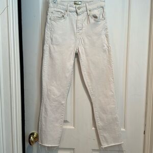 Mother white jeans